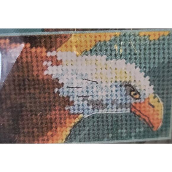 Landing Eagle Needlepoint Kit Dimensions 12 x 16 Sealed B26 - Picture 5 of 6